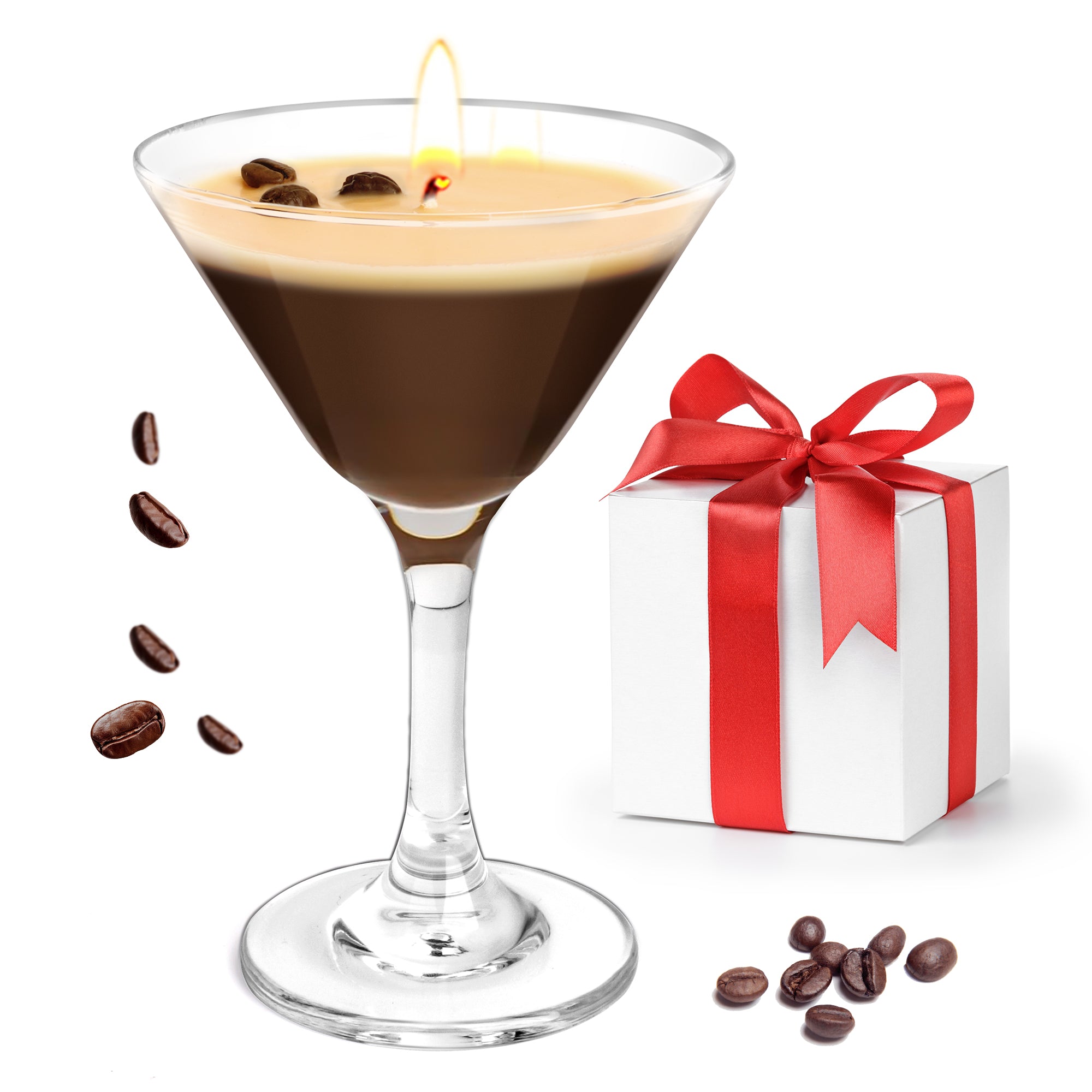 Martini Coffee Candles Gifts for Women, Scented Candles Unique Gifts for Women,Funny Cute Cool Cereal Soy Wax Candle for Home, Bedroom,Coffee Bar Scented for Christmas, Birthday,Halloween