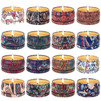 Giphtpoeet Scented Candles Gift Set for Women 4 Pack Burning Time for 80h Jar Candles