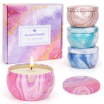 Giphtpoeet 4 Pack Scented Candles Gift Set for Women  for Christmas Holiday Wedding