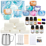 Giphtpoeet Candle Making Kit with Wax Melter Complete Candle Making Supplies, Including Electronic Stove, Soy Wax, Melting Pot Rich Scents and Dyes