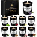 Giphtpoeet Scented Candles Aromatherapy Candle Set 9 pack Burning Time for 180h