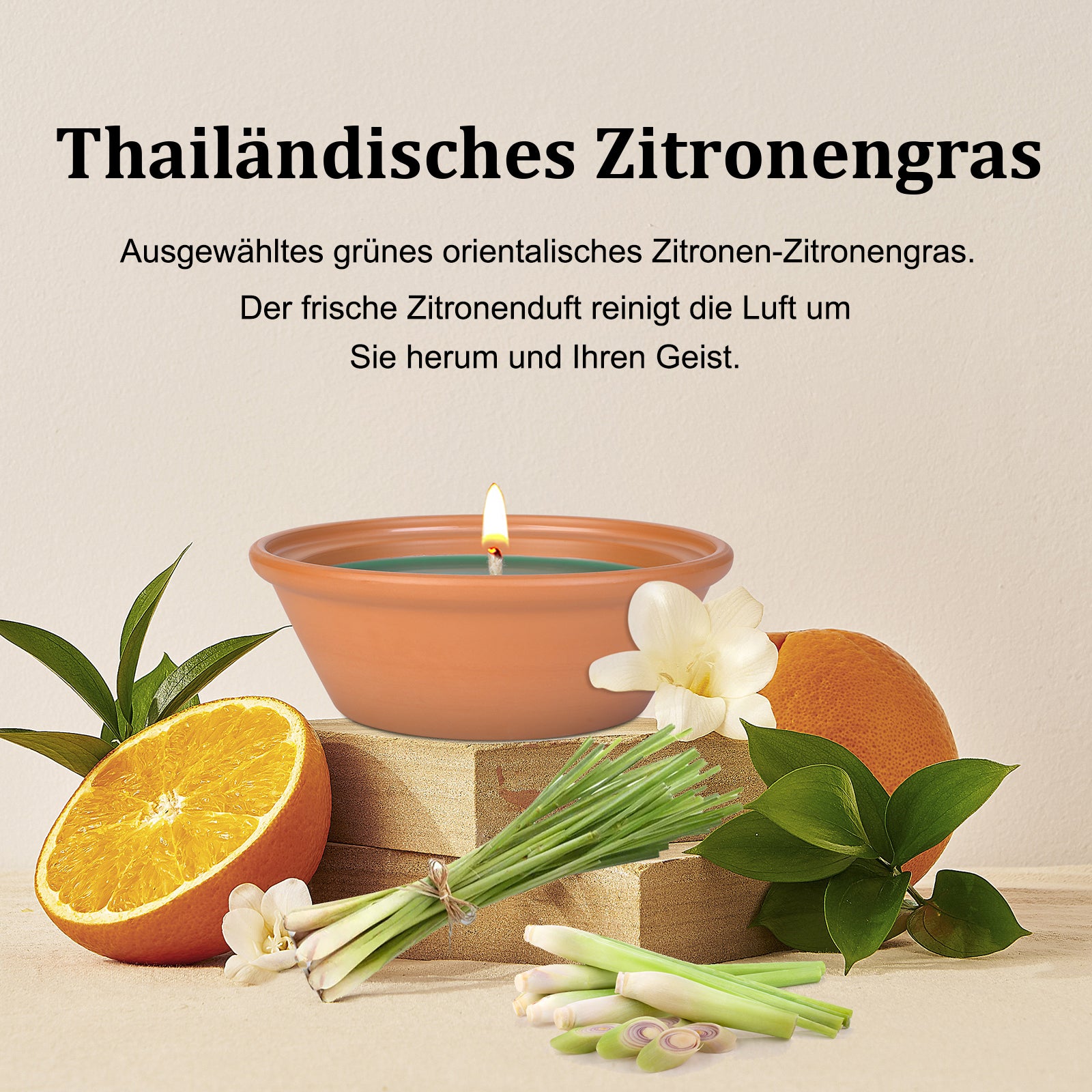 Giphtpoeet Citronella Jar Candles Outdoor Burn for 150h Summer Garden Yard 2 Pack Soy Wax
