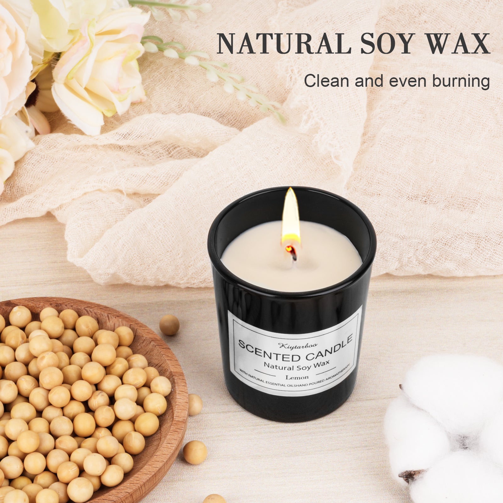 Giphtpoeet Scented Candles Aromatherapy Candle Set 9 pack Burning Time for 180h