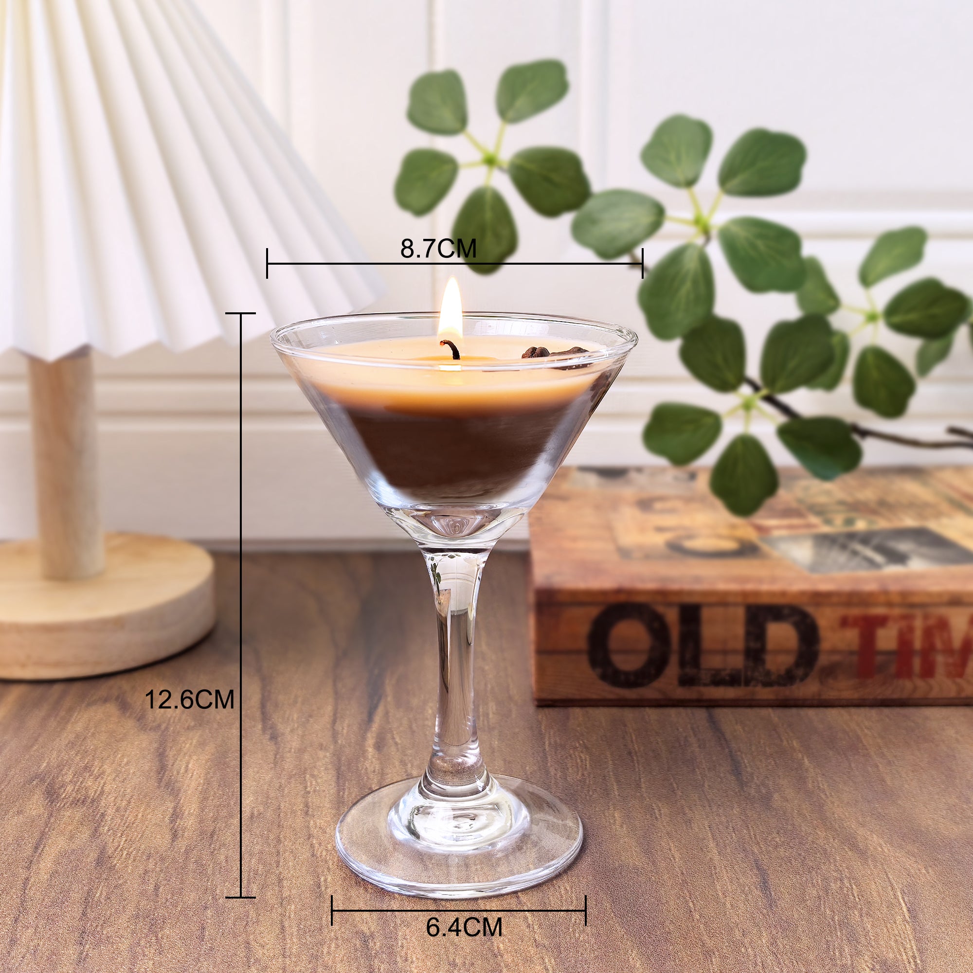 Martini Coffee Candles Gifts for Women, Scented Candles Unique Gifts for Women,Funny Cute Cool Cereal Soy Wax Candle for Home, Bedroom,Coffee Bar Scented for Christmas, Birthday,Halloween