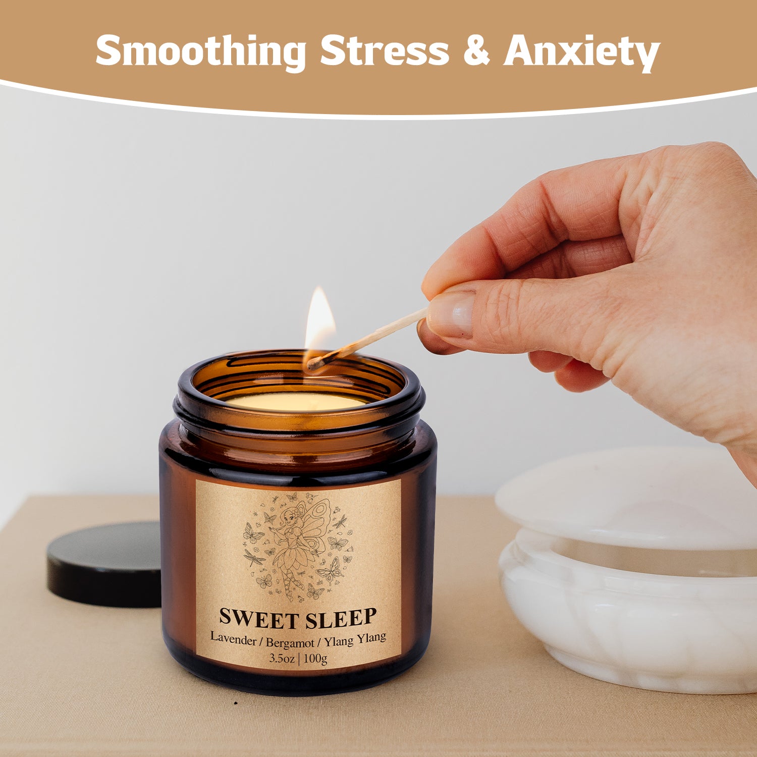 Giphtpoeet Sleep Candles Gift Set for Women