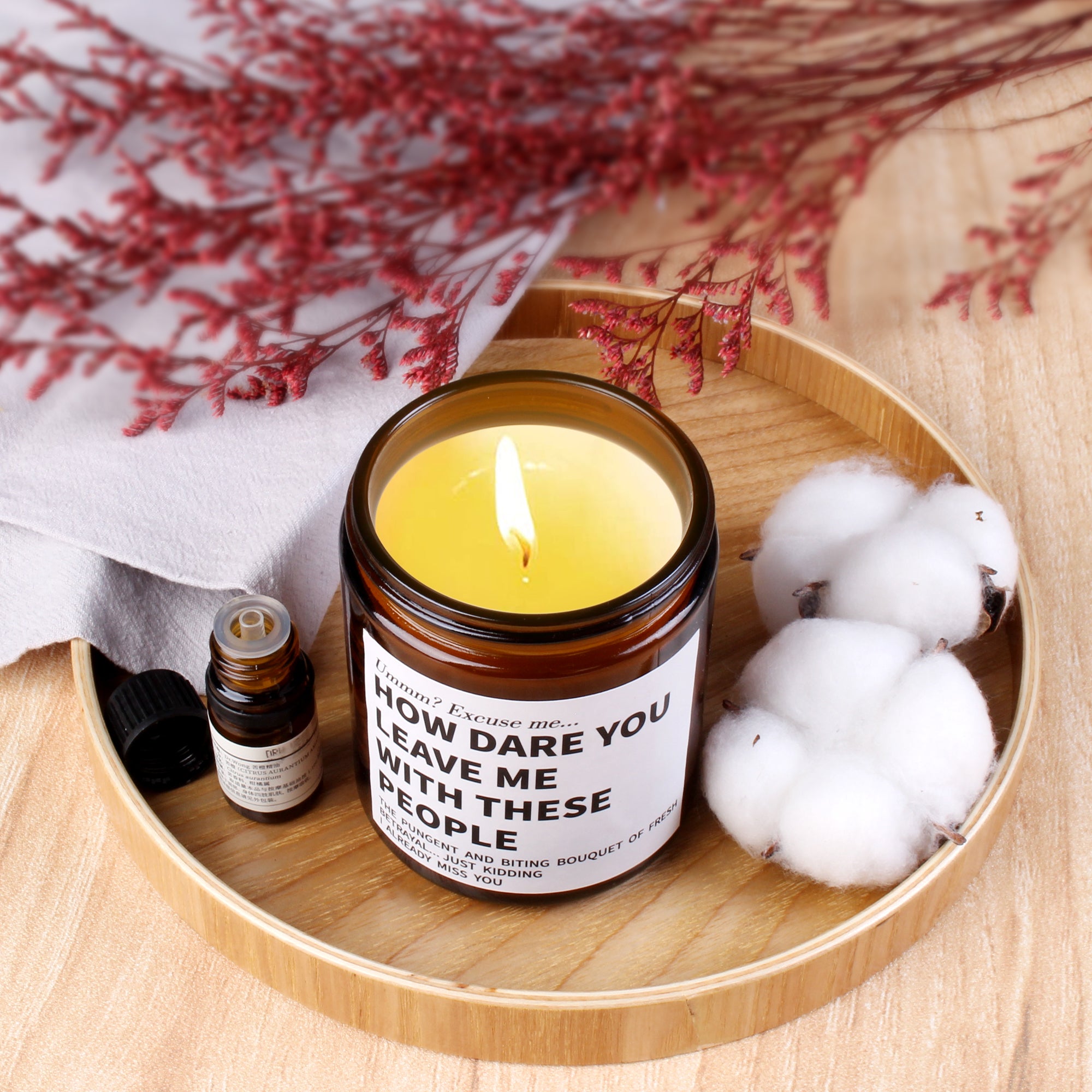 Giphtpoeet Scented Candles Funny Retirement Candle Coworker Gift Happy Retirement Candle Farewell Gifts for Coworkers, Boss, Work Bestie, Woman, Best Friend