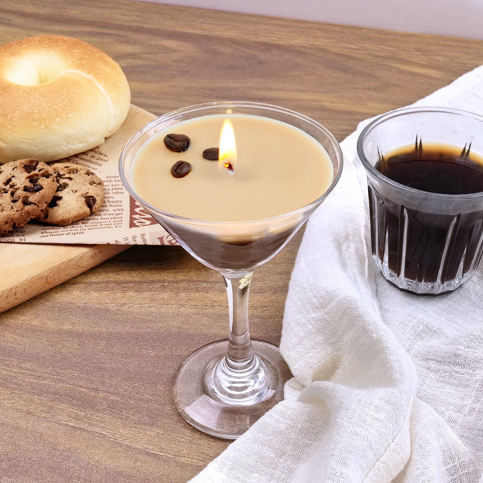 Martini Coffee Candles Gifts for Women, Scented Candles Unique Gifts for Women,Funny Cute Cool Cereal Soy Wax Candle for Home, Bedroom,Coffee Bar Scented for Christmas, Birthday,Halloween