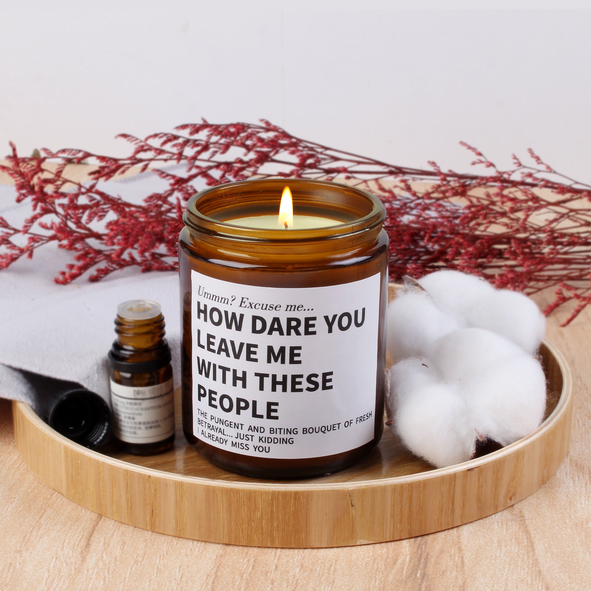 Giphtpoeet Scented Candles Funny Retirement Candle Coworker Gift Happy Retirement Candle Farewell Gifts for Coworkers, Boss, Work Bestie, Woman, Best Friend