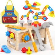 Giphtpoeet 41 Pcs Kids Tool Toy Set Pretend Play Educational with Apron