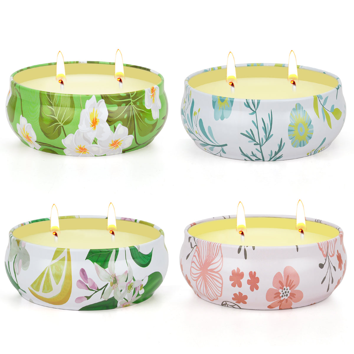 Giphtpoeet Citronella Candles for Outside Use Burn for 240H Perfect for Parties Camping Gatherings