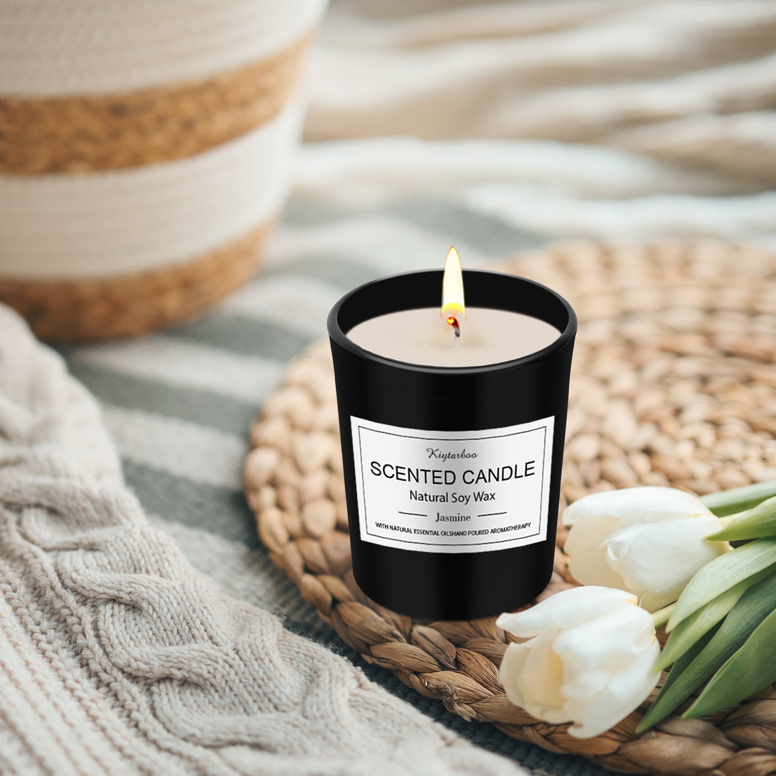 Giphtpoeet Scented Candles Gift 12 Set for Women Birthday Gift Candles Soy WaxBurning Time for 240h