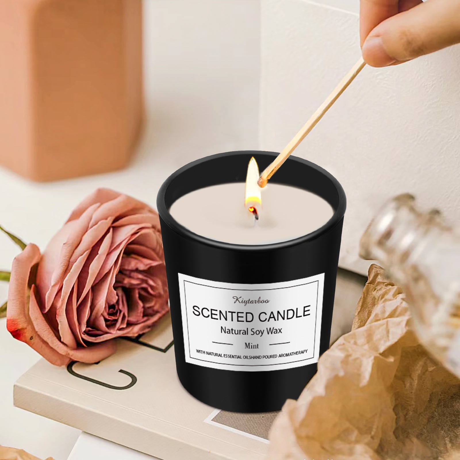 Giphtpoeet Scented Candles Gift 12 Set for Women Birthday Gift Candles Soy WaxBurning Time for 240h